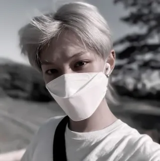 🧹 8a70033f 사람, 마스크, 이어폰 telegram sticker