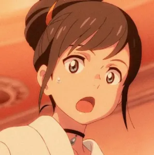 ❤️ 798abd20 Anime, Fille, Surprise, Expression, Dessin animé, Personnage telegram sticker