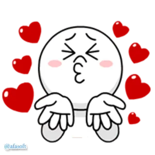 💖 4ac2295d @afasoft Kreskówka, Emoji, Słodkie, Śmieszne, Wyrażenie, Kawaii telegram sticker