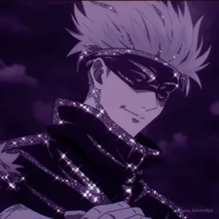 🖤 1cada004 Satoru Gojo Jujutsu Kaisen Аниме, Годжо, Магическая битва, Сатору Годжо, Манга, Персонаж, Фантастика, Наклейка whatsapp sticker