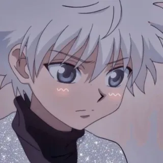 🖤 229dfa4d Killua Hunter x Hunter Аниме, Киллуа, Hunter x Hunter, Мультфильм, Анимация whatsapp sticker