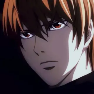 😈 587dd3ad Light Yagami Death Note Аниме, Death Note, Лайт Ягами, Манга, Персонаж whatsapp sticker