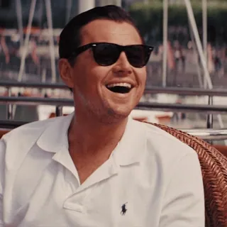 😆 8e9cc7e1 man, sunglasses, smiling, polo shirt, happy, casual telegram sticker