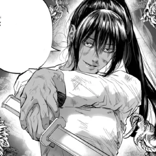 🖤 3342eb0e Manga, Épée, Personnage, Illustration, BD, Homme telegram sticker