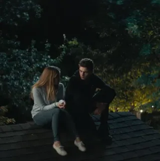 📚 81951ba3 menschen, paar, film, liebe, sitzen, romantisch whatsapp sticker