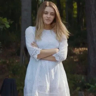 📚 add71cc5 Frau, Kleid, Weiß, Porträt, Person whatsapp sticker