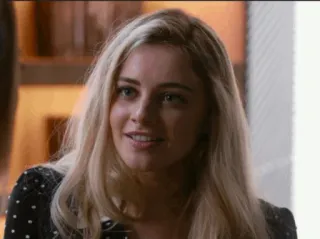 🎥 76f41913 woman, portrait, blonde hair, smiling, person, face whatsapp sticker