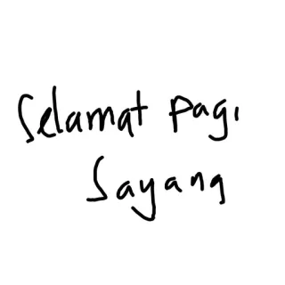 🥵 1ffcf491 Selamat Pagi Sayang salam, pagi, cinta, sayang, Melayu, Sayang telegram sticker