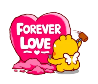 Qoobee Agapi - LOVE whatsapp stickers