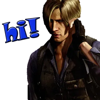 Leon kennedy (d.s.o.a) telegram stickers
