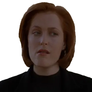 🙄 7099ca30 Dana Scully The X-Files dana scully, x-files, gillian anderson, televisione, agente, fbi telegram sticker