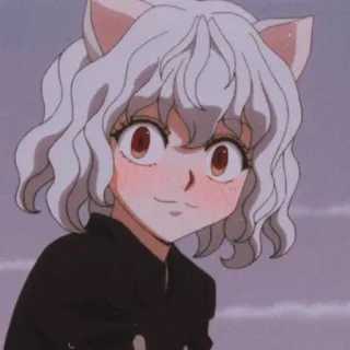 🙂 e81595f4 Neferpitou Hunter x Hunter Anime, Neferpitou, Hunter x Hunter, Catgirl, Kiến Chimera telegram sticker