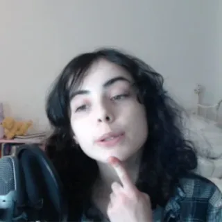 😬 74fcdac8 人物, 女性, 顔, ポートレート whatsapp sticker