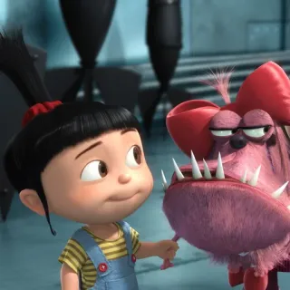 🥰 072fe8f5 Agnes Despicable Me Phim hoạt hình, Nhân vật, Phim, Kẻ trộm mặt trăng, Agnes, Bé gái, Bạn whatsapp sticker