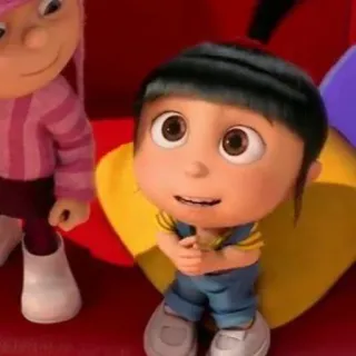 👉 fae76cd0 Agnes Despicable Me hoạt hình, phim hoạt hình, nhân vật, bé gái, kẻ trộm mặt trăng, agnes whatsapp sticker