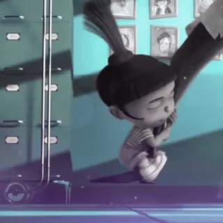 🧊 0b9773ac Agnes Despicable Me Cartoon, Mädchen, Figur, animiert, Ich Einfach Unverbesserlich, Agnes, schlafend telegram sticker