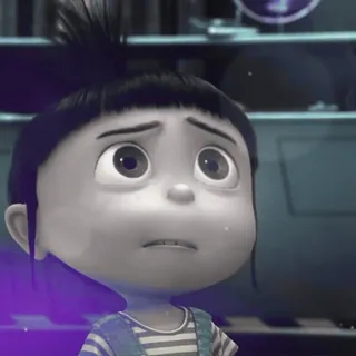 🧊 5290bb06 Agnes Despicable Me Cartoon, Mädchen, Süß, Agnes, Ich Einfach Unverbesserlich, Figur telegram sticker