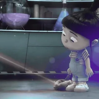 🧊 7f26a56c Agnes Despicable Me Cartoon, Mädchen, Figur, Animation, Niedlich, Film telegram sticker