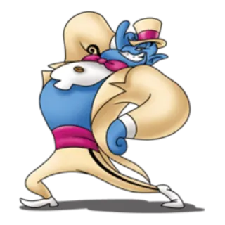 🎼 028a42ed Genie Aladdin dibujos animados, genio, Disney, Aladdin telegram sticker