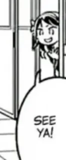 👋 32ba06c4 SEE YA! アニメ, 女の子, 別れ, 漫画 telegram sticker