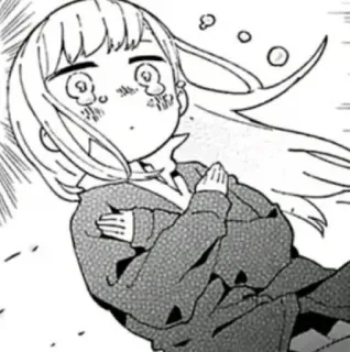 😢 4c68ed9e アニメ, 漫画, キャラクター, カートゥーン, ステッカー, 悲しい, 落ち込み telegram sticker