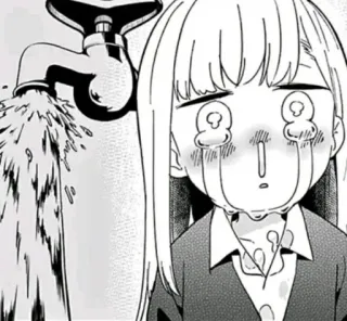 😭 a7f6b1f7 アニメ, 女の子, 泣く, 水, 漫画, 悲しい, 涙 telegram sticker