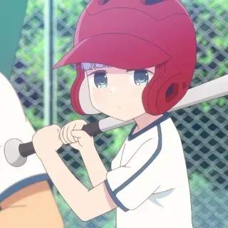 🏒 7d476841 애니메이션, 야구, 아이, 귀여운, 스포츠, 배트, 헬멧 telegram sticker