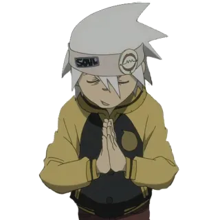 🙏 66a562dc Soul Eater SOUL 动漫, 卡通, 漫画, 角色, 噬魂师, 灵魂, 粉丝作品 telegram sticker
