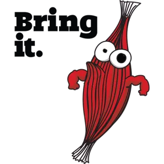 Awkward Yeti (Heart and Brain) telegram stickers