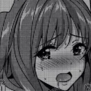 🔞 32f110be 애니메이션, 만화, 만화영화, 표정, 소녀 telegram sticker