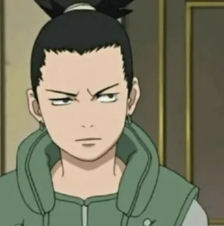 🎼 1828ed9a Shikamaru Nara Naruto Anime, Shonen, Ninja, Serius, Karakter, Shikamaru, Nara telegram sticker