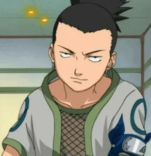 🎼 23b1bc38 Shikamaru Nara Naruto Anime, Manga, Shikamaru, Naruto, Kartun telegram sticker