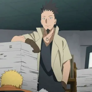 🎼 94001c41 Shikamaru Nara Naruto Anime, Naruto, Karakter, Manga telegram sticker