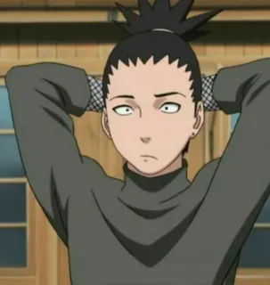 🎼 95a3af0b Shikamaru Nara Naruto Anime, Naruto, Shikamaru Nara, Karakter, Ninja telegram sticker