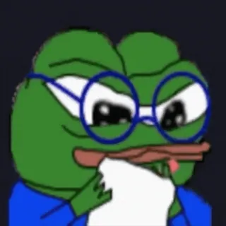 📝 fcc1ed6d Pepe the Frog Pepe la grenouille, Grenouille, Mème, Mème Internet telegram sticker