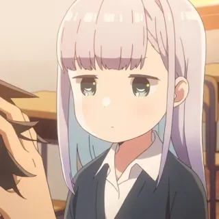 🤍 90a9cc2a Anime, Fille, Mignon, Uniforme, Écolière, Personnage telegram sticker