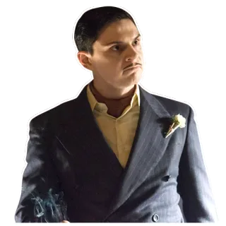 💀 41de469a man, pak, vintage, acteur, persoon telegram sticker