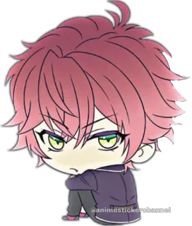 😊 8aa1c45a animestickerchannel anime, sticker, cartoon, manga, character, art whatsapp sticker