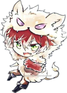 😊 db3e8019 anime, chibi, cute, cartoon, mascot, fantasy whatsapp sticker