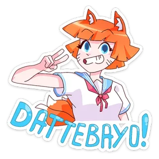 ✌️ 14e8f701 Naruto Uzumaki Naruto DATTEBAYO! Anime, Manga, Naruto, cô gái cáo, dattebayo, dấu hiệu hòa bình, hoạt hình telegram sticker