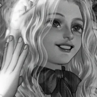 ♟ 269a2ce6 女の子, ポートレート, 漫画, アニメ, 女性, アート whatsapp sticker