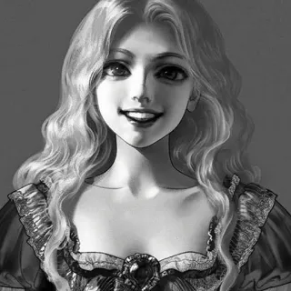 ♟ 55771f64 女性, ポートレート, アートワーク, 女の子, 美しい, アート, イラスト whatsapp sticker