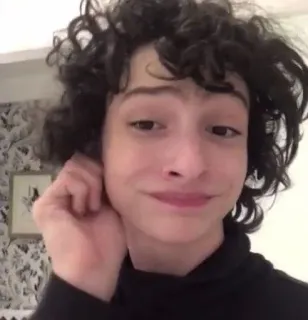 🙃 38fe70a4 Finn Wolfhard actor, celebrity, Finn Wolfhard, person, man telegram sticker