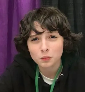 🙃 55e78dae Finn Wolfhard actor, celebrity, portrait, young, man telegram sticker