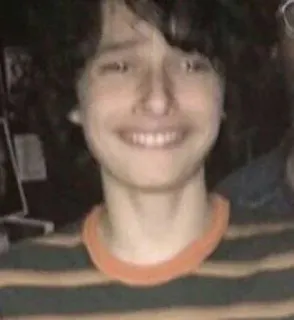 ☕️ d86e62ed Finn Wolfhard finn wolfhard, actor, celebrity telegram sticker
