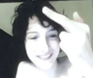 🖕 e017bd5d middle finger, offensive gesture, teen, boy, internet culture telegram sticker