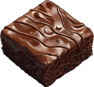 🤩 613a22d0 Brownie, Cokelat, Makanan penutup, Makanan, Manis, Camilan, Kue kering, Kue telegram sticker