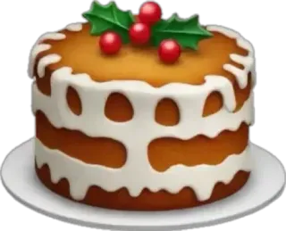 🤩 a55d925a kue, liburan, hidangan penutup, natal, meriah, manis, makanan telegram sticker