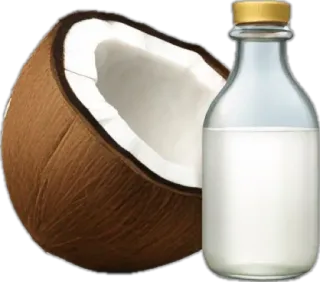 🤩 a67e1bae kelapa, santan, buah, minuman, minum telegram sticker