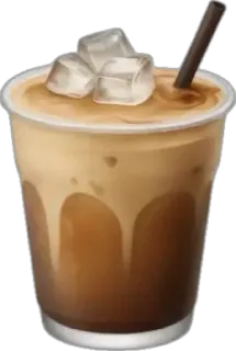 🤩 e8b44c90 es kopi, kopi, es, minuman, minuman telegram sticker